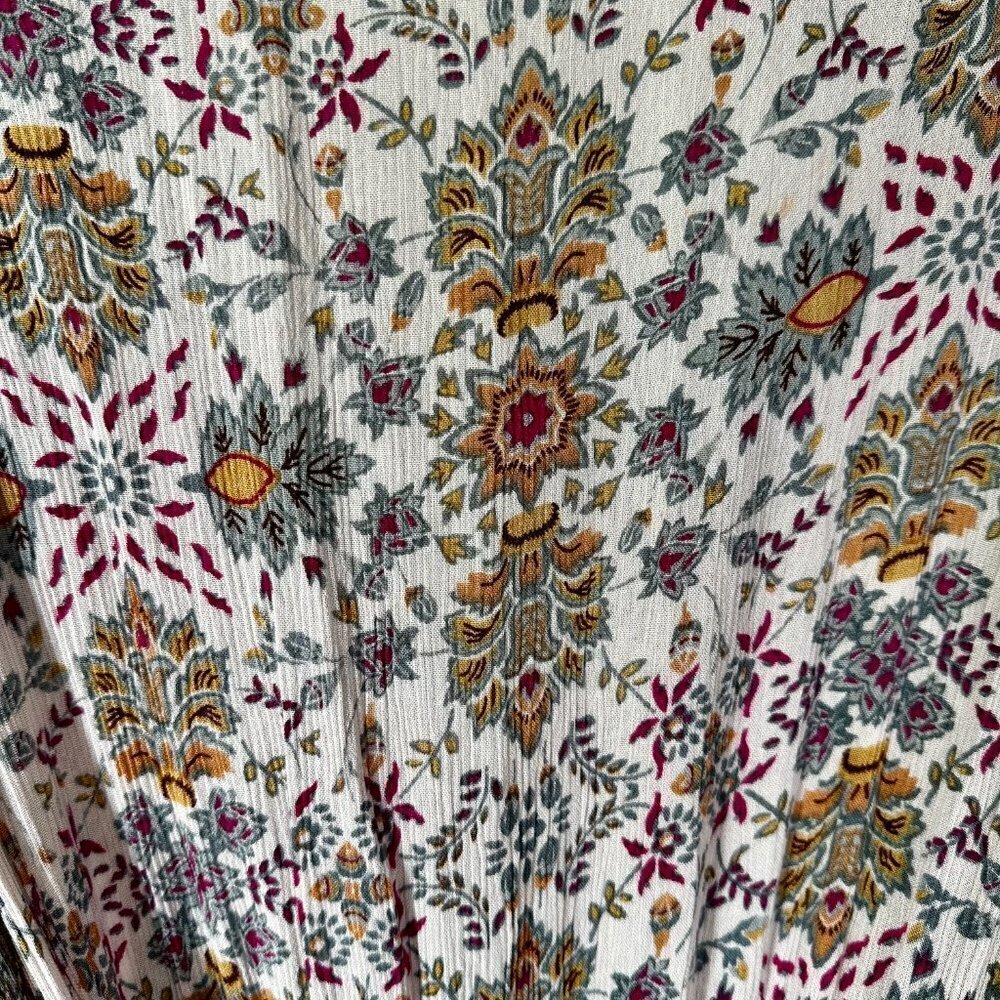 Patrons of Peace Women’s Bohemian Floral Maxi Dress - Picture 7 of 10